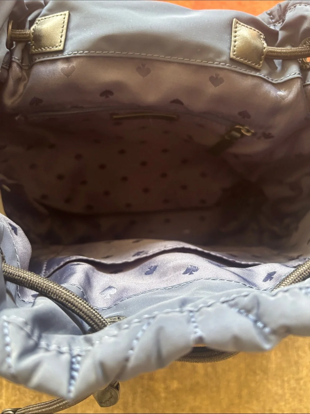 NWOT - Kate Spade 'Ellie' Large Flap Backpack - Navy